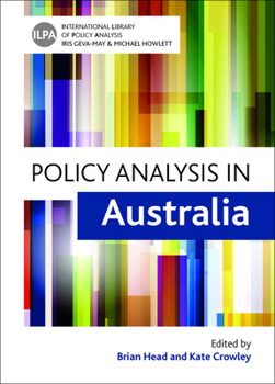 Hardcover Policy Analysis in Australia Book