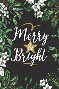 Paperback Christmas & Holiday Notebook - Blank Lined Journal Notebook for Writing Notes: Christmas Journal/Diary Lined Paper 100 Pages 6"x9" Line Journal Book