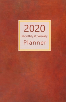 Paperback 2020 Monthly & Weekly Planner: With Daily To-Do list. Calendar, Schedule, Assignments, 2021 Future plans. Monday start week. Portable. 8.5" x 5.5" (H Book