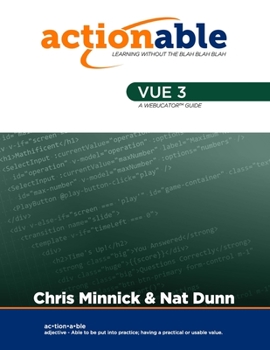 Paperback Actionable Vue 3 Book