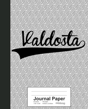 Paperback Journal Paper: VALDOSTA Notebook Book