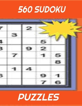 Paperback 560 Sudoku Puzzle Book