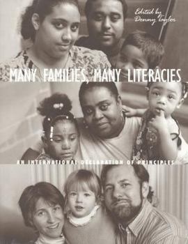 Paperback Many Families, Many Literacies: An International Declaration of Principles Book
