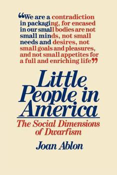 Paperback Little People in America Book