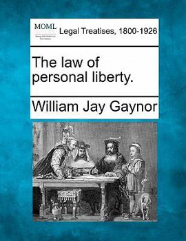 Paperback The Law of Personal Liberty. Book