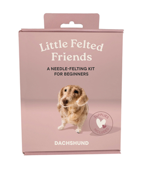 Little Felted Friends: Dachshund: Dog Needle-Felting Beginner Kits with Needles, Wool, Supplies, and Instructions