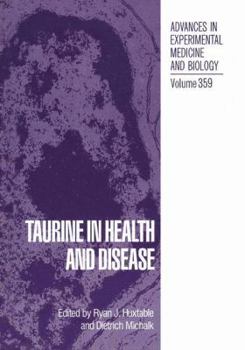 Paperback Taurine in Health and Disease Book