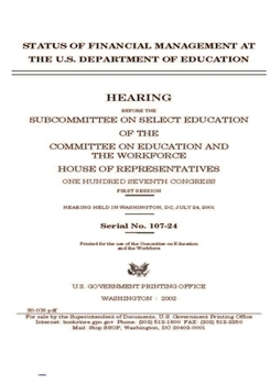 Status of financial management at the U.S. Department of Education