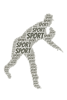 Sport: Notizblock | Notizbuch | DIN A5, 120 Seiten | Liniert, Lined, Linien | Notizen, Termine, Planer, Tagebuch, Organisation | Wortwolke Geschenk (German Edition)