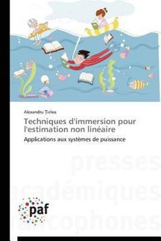 Paperback Techniques d'Immersion Pour l'Estimation Non Linéaire [French] Book