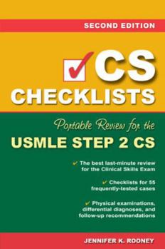 Paperback CS Checklists: Portable Review for the USMLE Step 2 Cs, Second Edition Book
