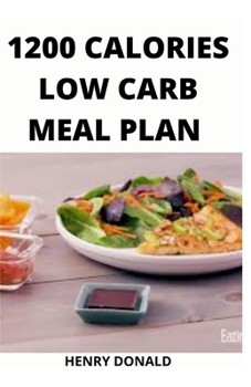 Paperback 1200 Calories Low Carb Meal Plan Book