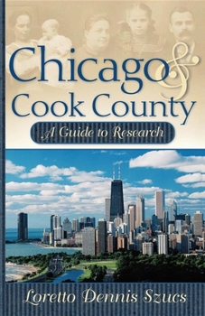 Paperback Chicago & Cook County: A Guide to Research Book