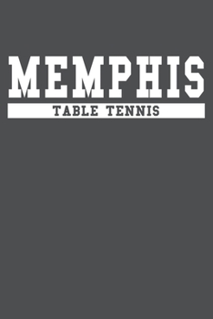 Memphis Table Tennis: American Campus Sport Lined Journal Notebook