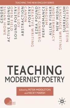 Paperback Teaching Modernist Poetry Book