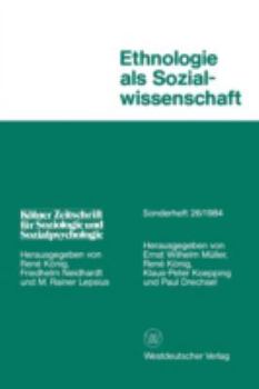 Paperback Ethnologie ALS Sozialwissenschaft [German] Book