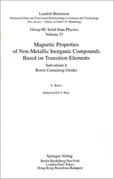 Hardcover Boron Containing Oxides Book