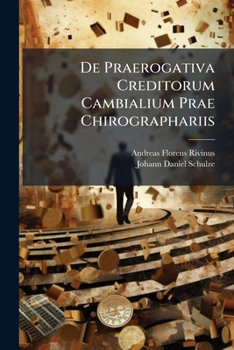 Paperback de Praerogativa Creditorum Cambialium Prae Chirographariis [Latin] Book