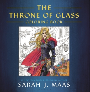 Cover for "The Throne of Glass Coloring Book"