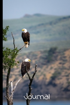 Paperback Journal: Cool American Bald Eagle Writing Journal Diary Notebook Gift For Patriot Book