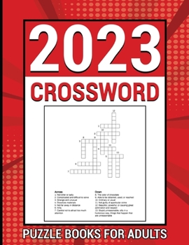Paperback Crossword Puzzle Books for Adults: Crossword Puzzles that will Make Your Brain Work Out Book