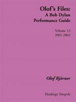 Paperback Olof's Files: Volume 12: 2001-2002 Book