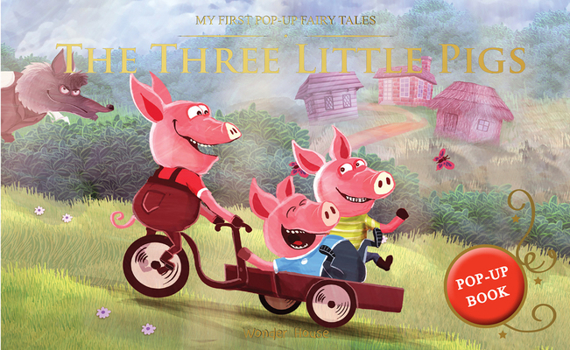 Paperback My First Pop-Up Fairy Tales - Three Little Pigs: Pop Up Books for Children Book