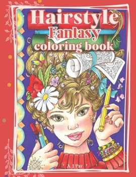 Paperback Hairstyle Fantasy: Coloring Book