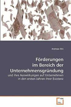 Paperback Förderungen im Bereich der Unternehmensgründung [German] Book