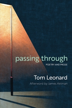 Paperback passing through: Poetry and Prose Book