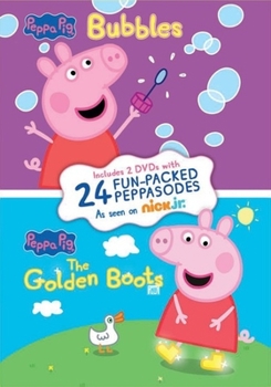 DVD Peppa Pig: Bubbles / Golden Boots Book