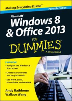 Paperback Windows 8 and Office 2013 for Dummies Book