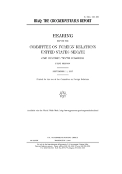 Iraq  : the Crocker-Petraeus report