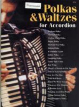 Spiral-bound Polkas Waltzes for Accordion Bk CD Book