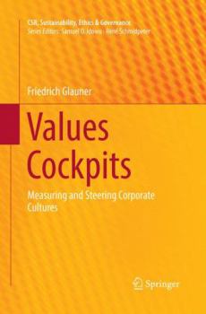 Paperback Values Cockpits: Measuring and Steering Corporate Cultures Book