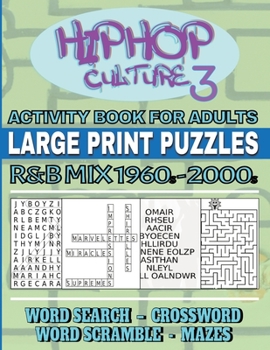 Paperback Hip Hop Culture Activity Book: R&B Mix 1960s to 2000s Book