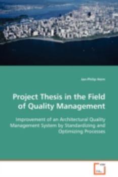 Paperback Project Thesis in the Field of Quality Management Book