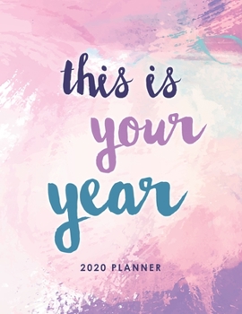 Paperback 2020 Planner And Diary Large Weekly And Monthly View: 8.5 x 11 inch. Monthly inspirational quotes. Ideal for time management and organisation. Waterco Book