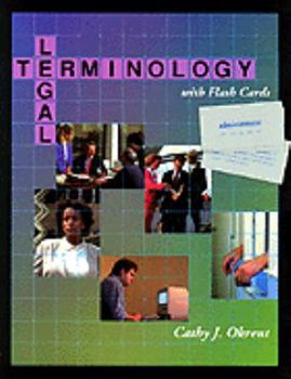 Paperback Legal Terminology with Flash Cards Book
