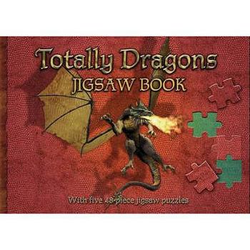 Hardcover Totally Dragons Jigsaw Book