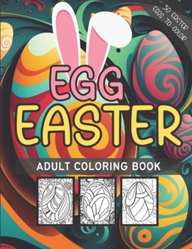 Paperback Easter Egg Coloring Book: Adult Coloring Book