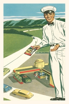 Paperback Vintage Journal Gigantic Gas Station Attendant Book