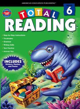 Paperback Total Reading, Grade 6 [With Stickers and Poster and Puzzles] Book