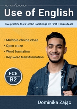 Paperback Use of English: Five practice tests for the Cambridge B2 First + bonus tests Book