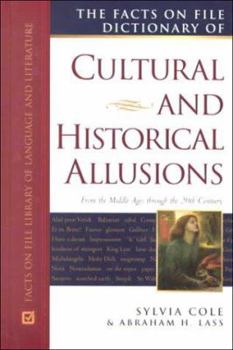 Library Binding The Facts on File Dictionary of Cultural and Historical Allusions: From the Middle Ages Through the 20th Century Book