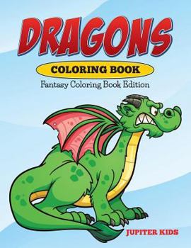 Paperback Dragons Coloring Book: Fantasy Coloring Book Edition Book