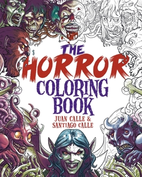 Paperback The Horror Coloring Book