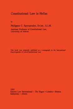 Paperback Constitutional Law In Hellas Book