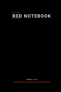 Paperback Red Notebook: Colored notebook, Journal, Diary, Ideas Book (110 pages, blank, 6''x 9'' ) Book