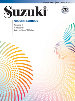 Paperback Suzuki Violin School, Vol 7: Violin Part, Book & CD Book